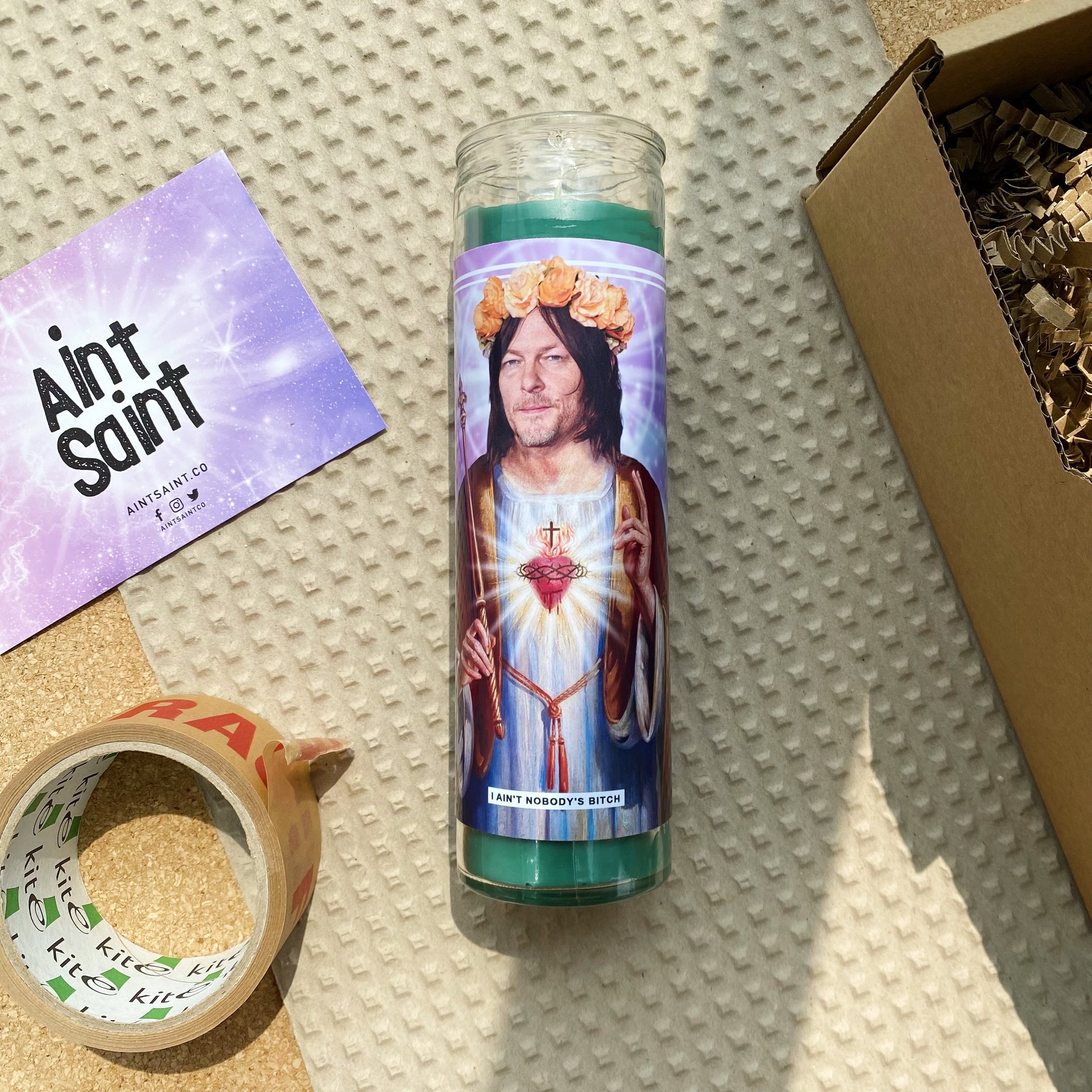 Saint Norman Reedus | Daryl Dixon Prayer Candle