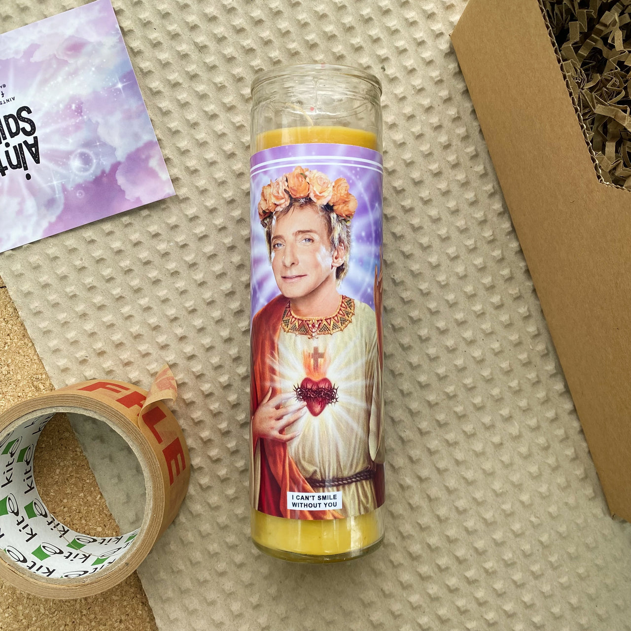 Saint Barry Manilow Prayer Candle