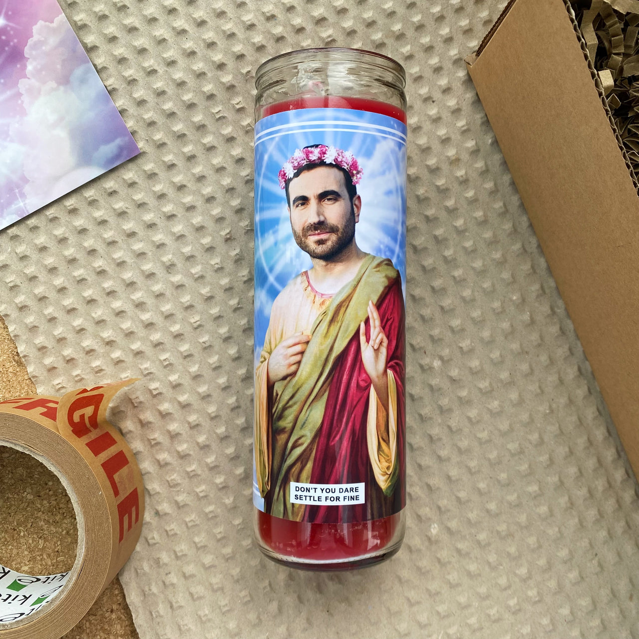 Saint Roy Kent | Brett Goldstein Prayer Candle