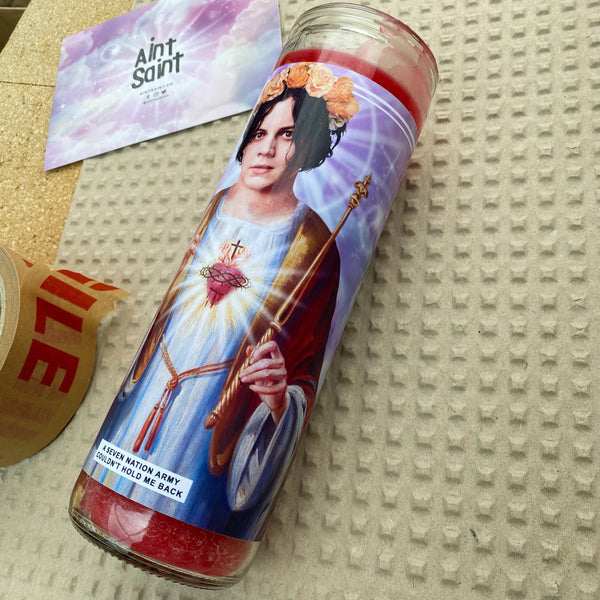 Saint Jack White Prayer Candle