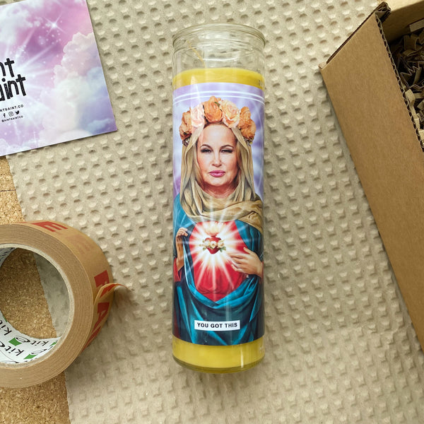 Saint Jennifer Coolidge Prayer Candle