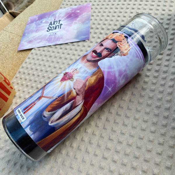 Saint Borat Sagdiyev | Sacha Baron Cohen Prayer Candle