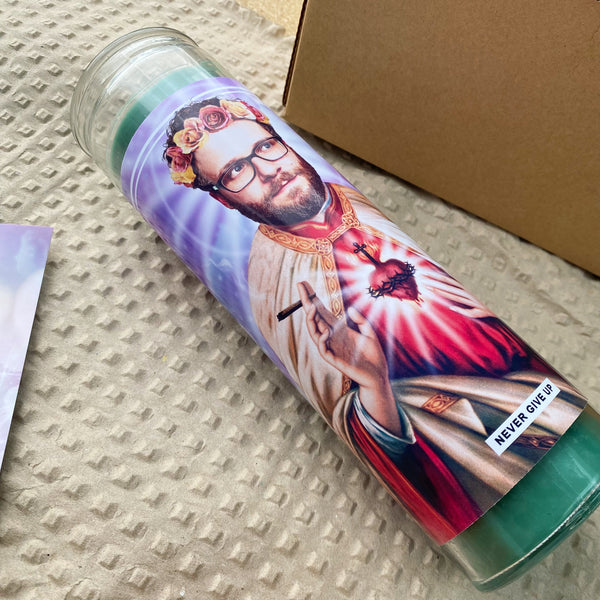 Saint Seth Rogen Prayer Candle