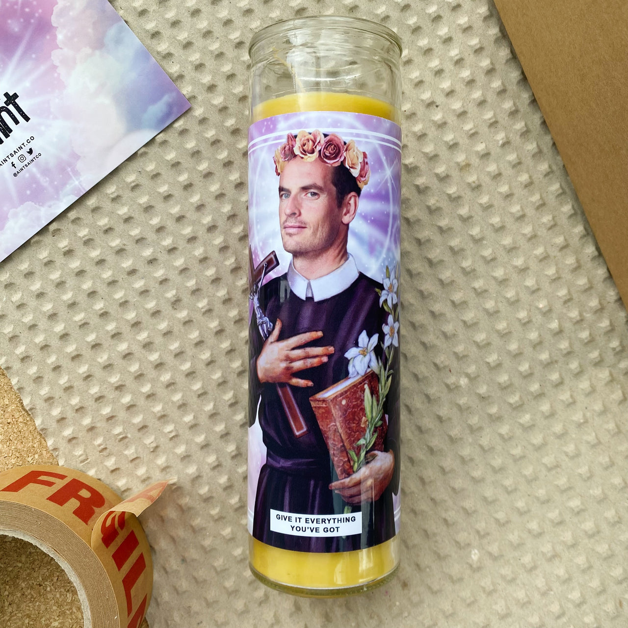 Saint Andy Murray Prayer Candle