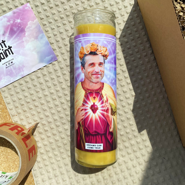 Saint Patrick Dempsey Prayer Candle