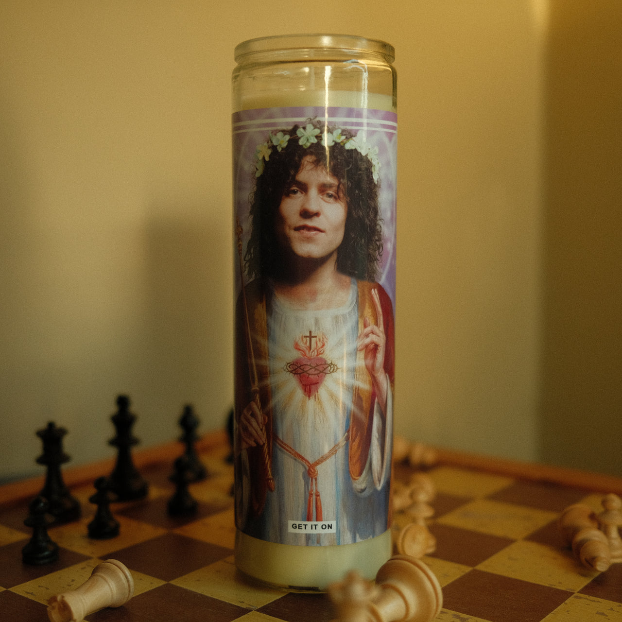 Saint Marc Bolan | T. Rex Prayer Candle