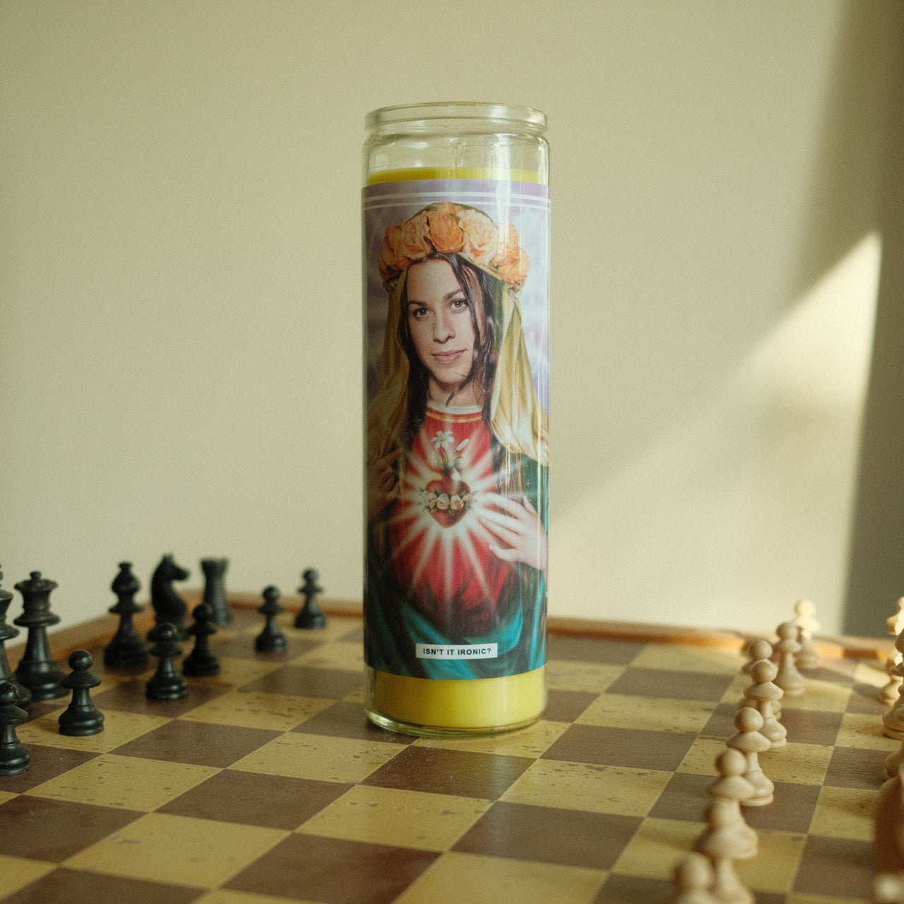 Saint Alanis Morissette Prayer Candle
