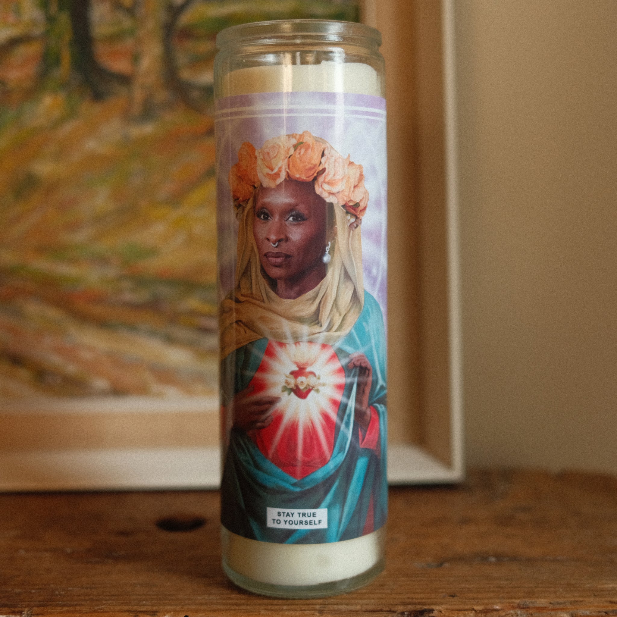 Saint Cynthia Erivo Prayer Candle