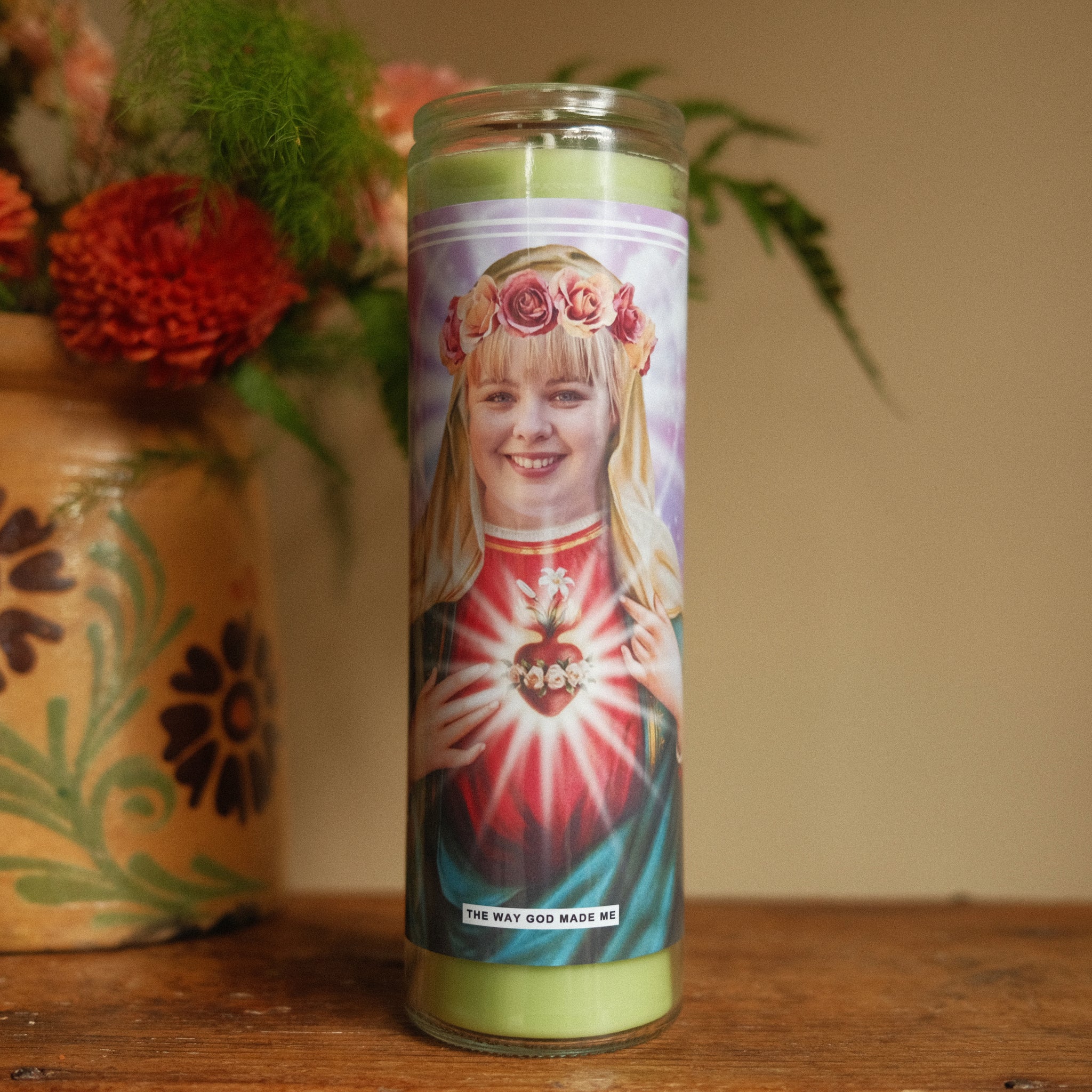 Saint Clare Devlin | Nicola Coughlan | Derry Girls Prayer Candle