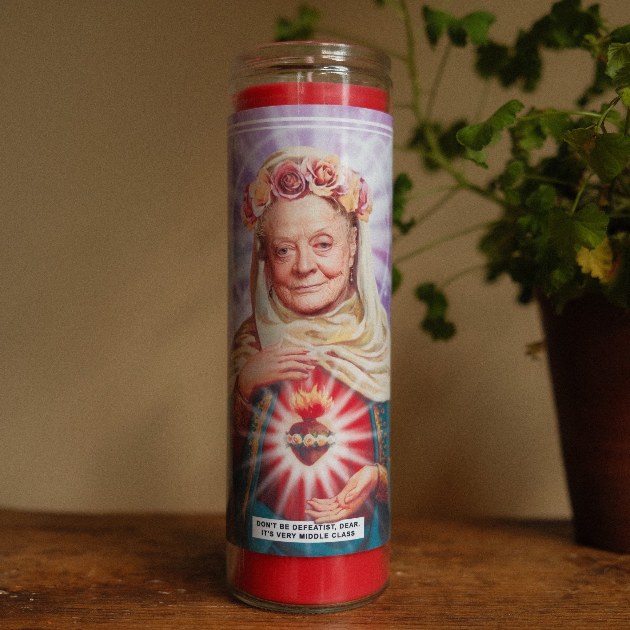 Saint Violet Crawley | Dame Maggie Smith | Downton Abbey Prayer Candle