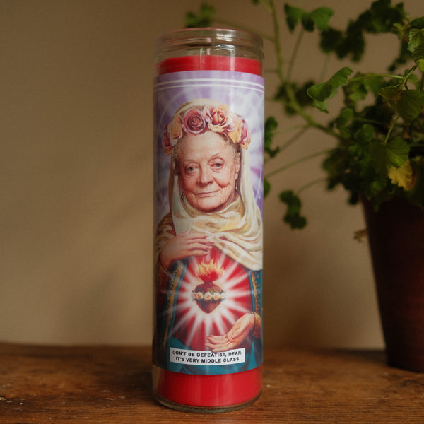 Saint Violet Crawley | Dame Maggie Smith | Downton Abbey Prayer Candle