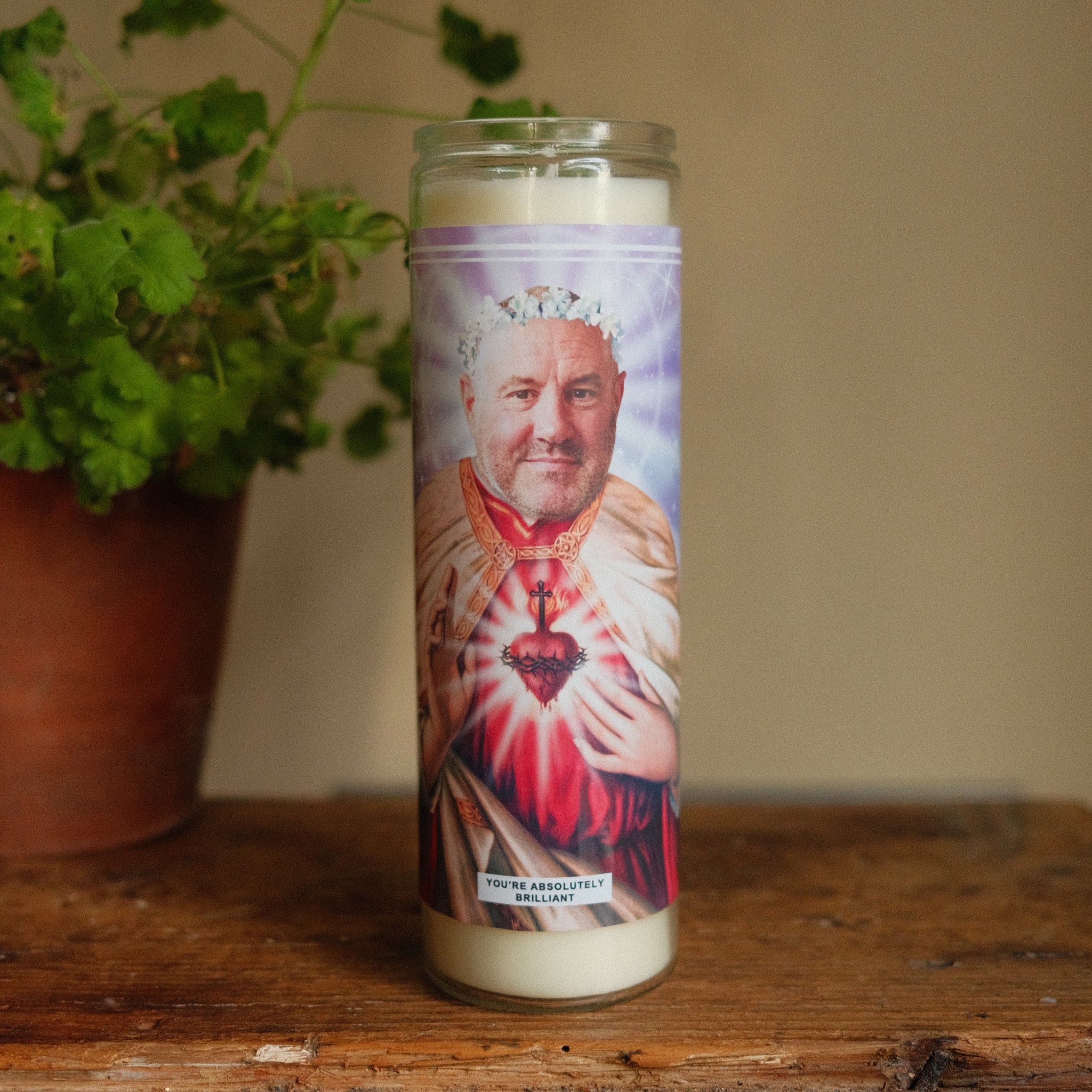 Saint Keith Brymer Jones Prayer Candle