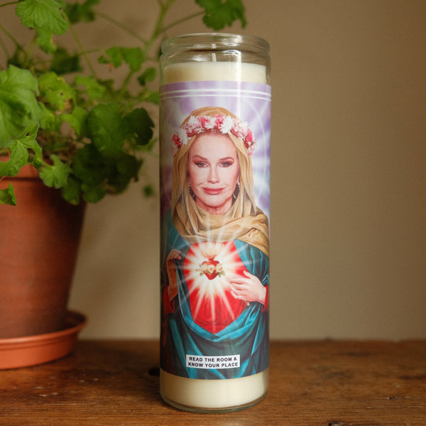 Saint Kathy Hilton | Real Housewives Prayer Candle
