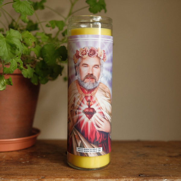 Saint Kenny Rogers Prayer Candle