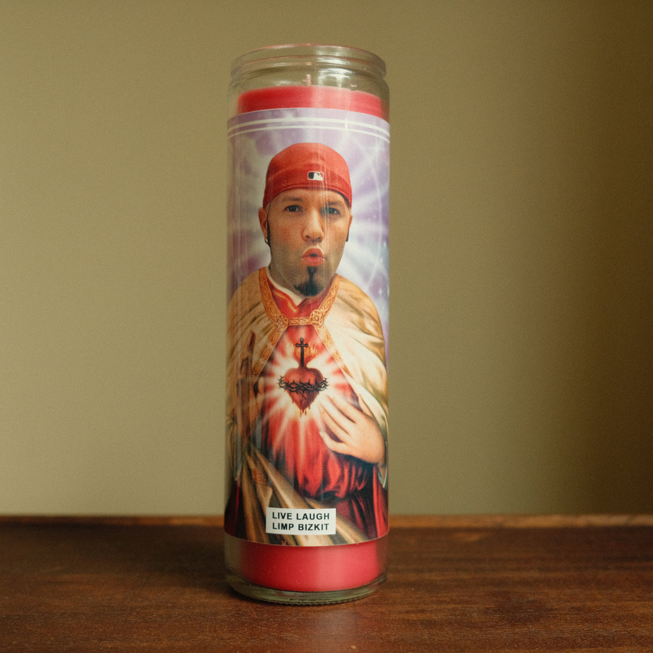 Saint Fred Durst | Live Laugh Limp Bizkit Prayer Candle