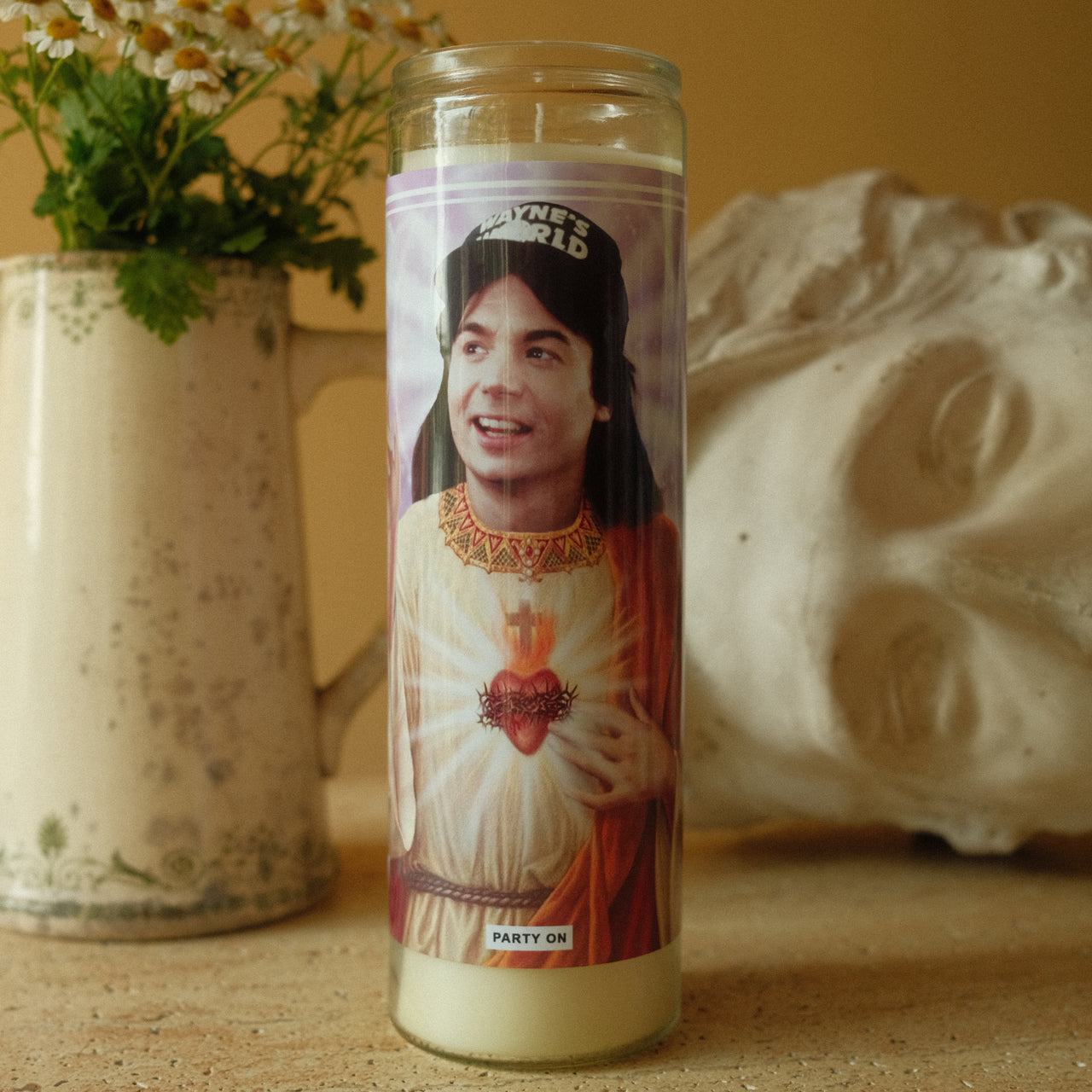 Saint Wayne Campbell | Wayne's World Prayer Candle