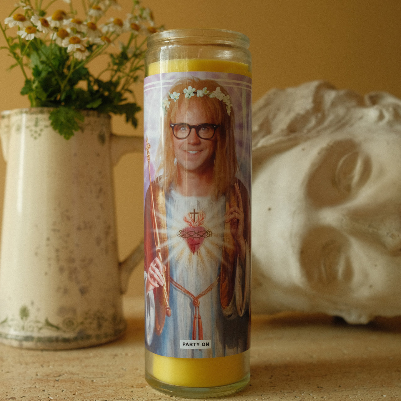 Saint Garth Agar | Wayne's World Prayer Candle
