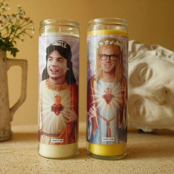 Saint Wayne Campbell | Wayne's World Prayer Candle