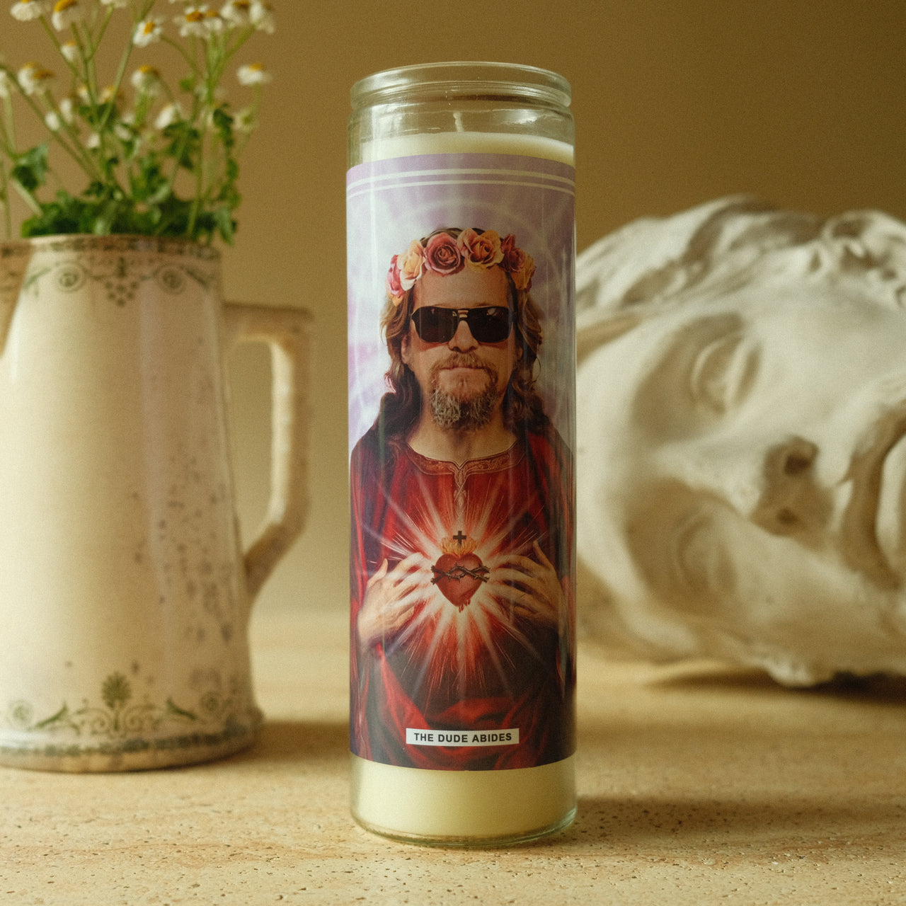 Saint Jeff Bridges | The Dude | Big Lebowski Prayer Candle