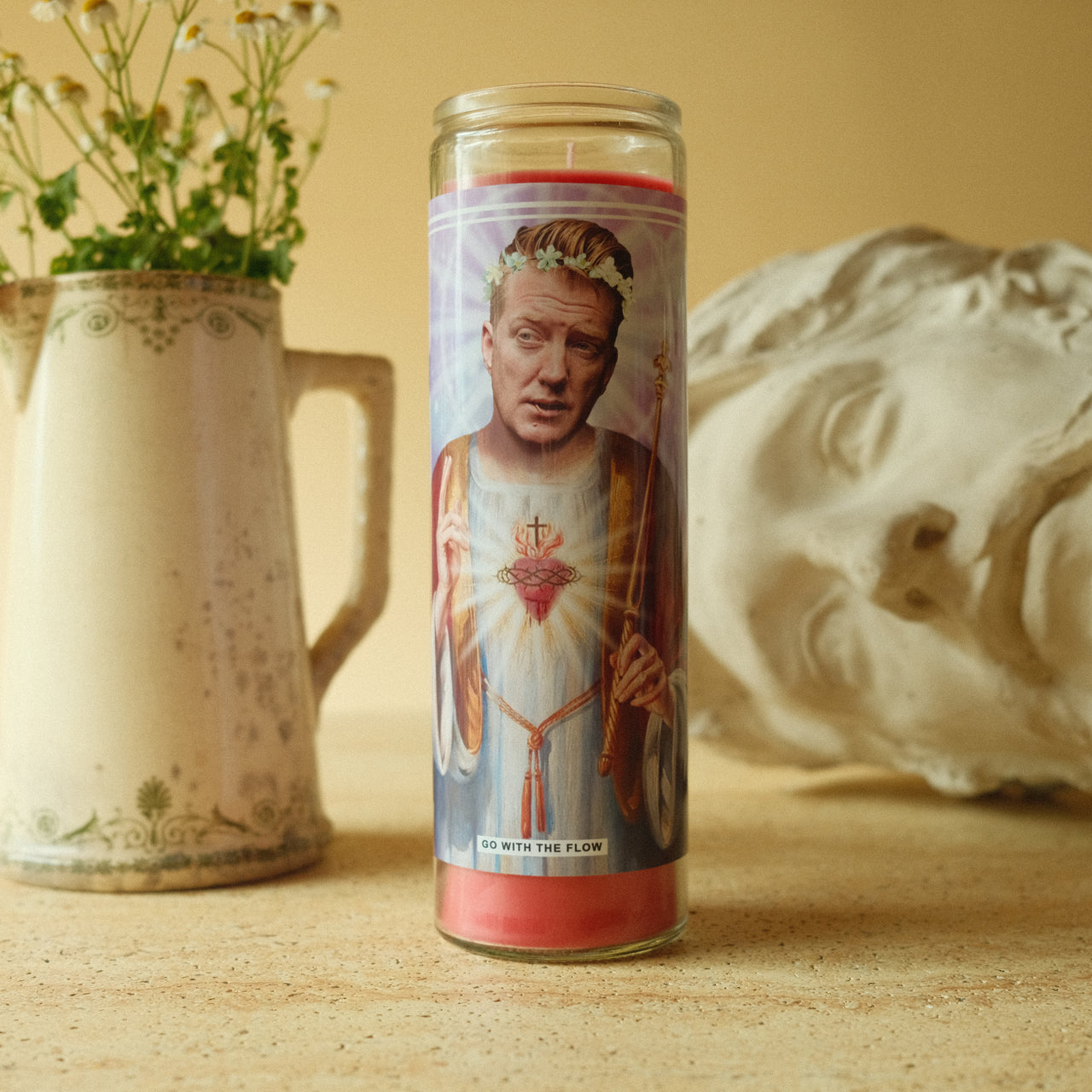 Saint Josh Homme | Queens Of The Stone Age Prayer Candle
