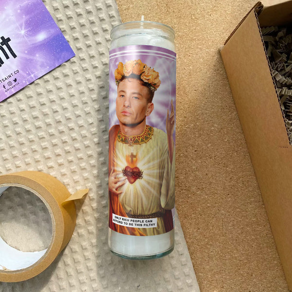 Saint Barry Keoghan   | Oliver Quick | Saltburn Prayer Candle