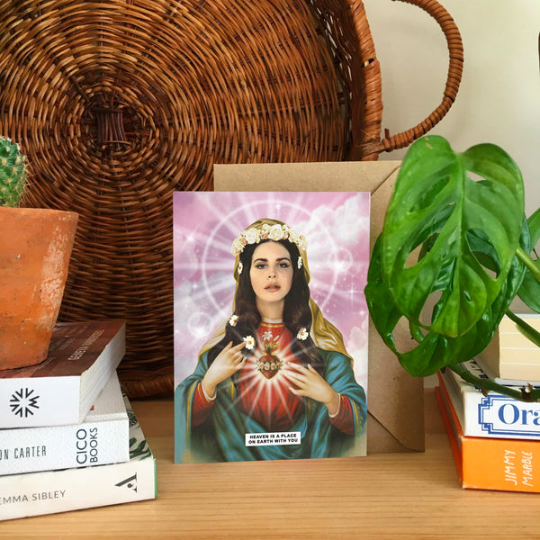 Saint Lana Del Rey Greetings Card