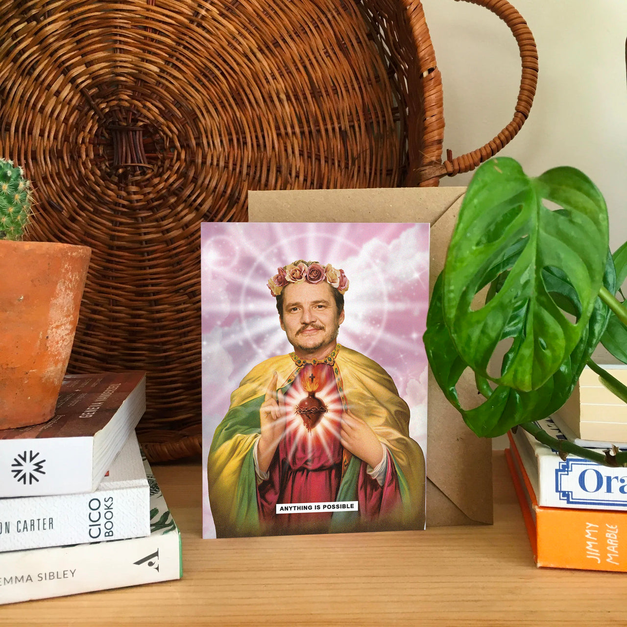 Saint Pedro Pascal Greetings Card