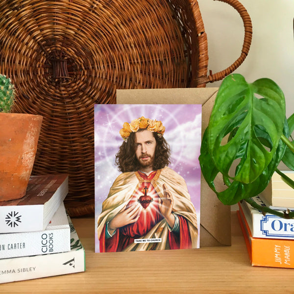 Saint Hozier Greetings Card