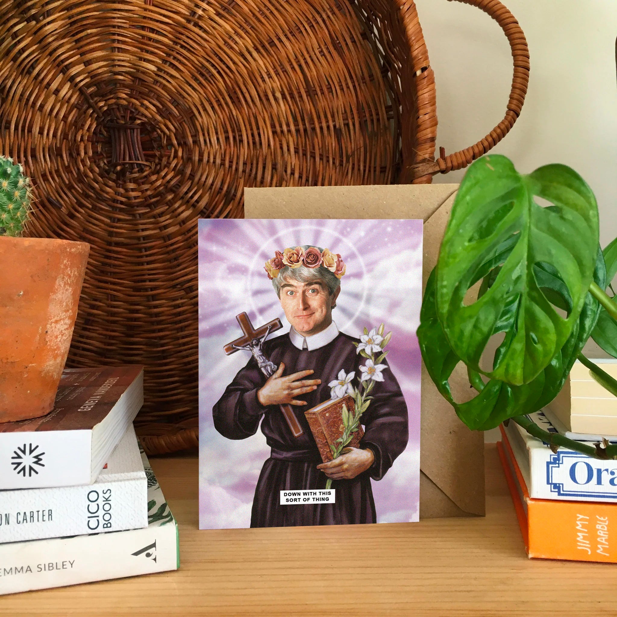 Saint Father Ted Greetings Card
