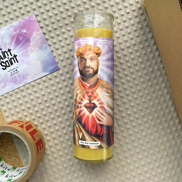 Saint Tyson Fury Prayer Candle