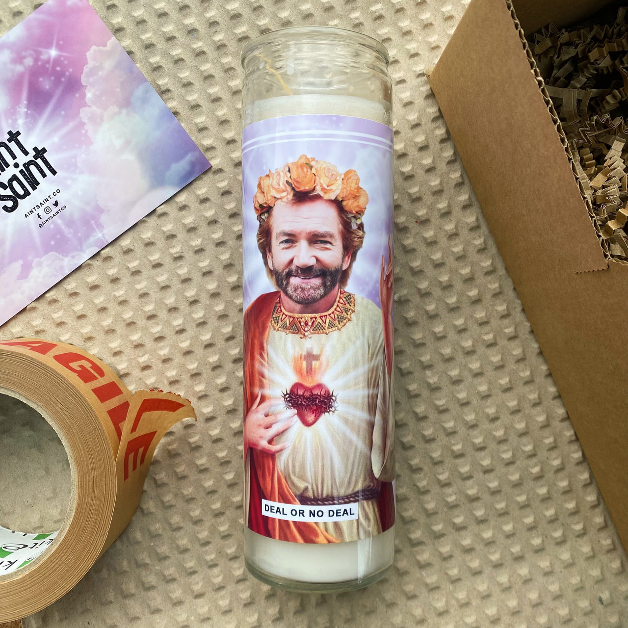 Saint Noel Edmonds | Deal Or No Deal Prayer Candle