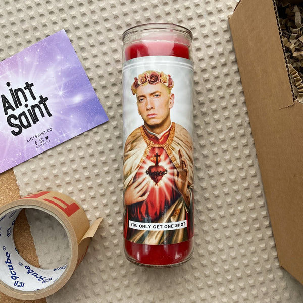 Saint Eminem | Marshall Mathers | Slim Shady Prayer Candle