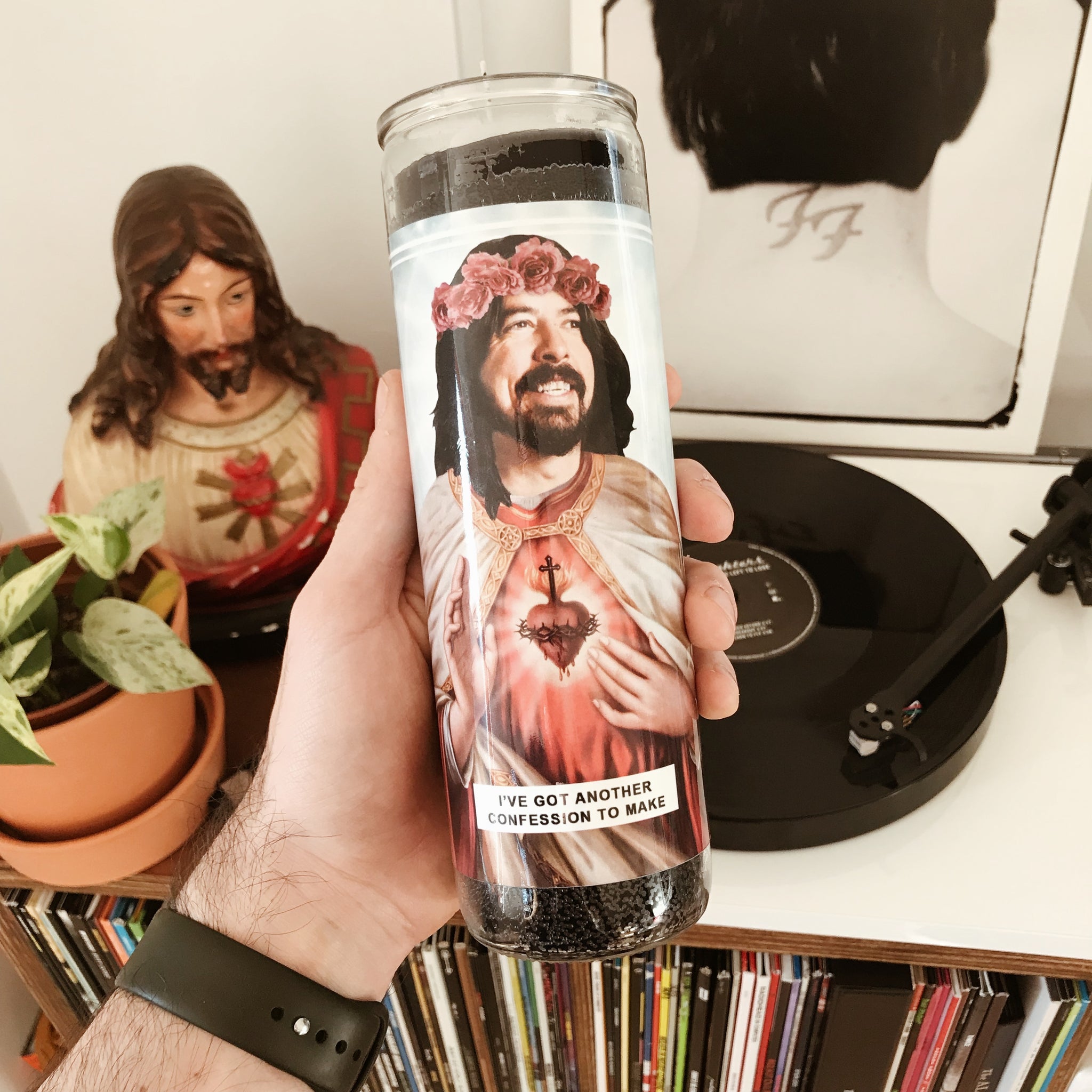 Saint Dave Grohl Prayer Candle