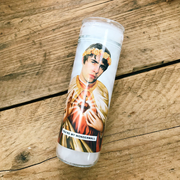 Saint Liam Gallagher Prayer Candle