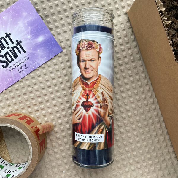 Saint Gordon Ramsay Prayer Candle