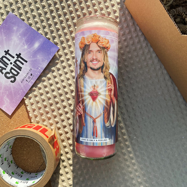 Saint Justin Hawkins | The Darkness Prayer Candle