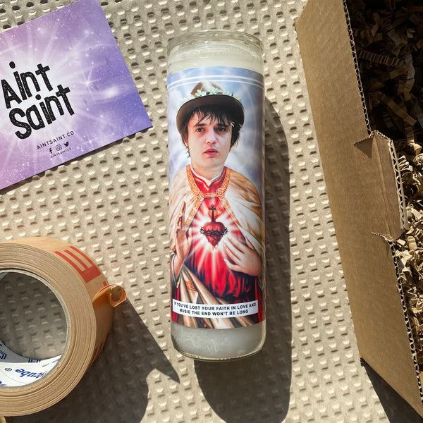 Saint Pete Doherty | Libertines | Babyshambles Prayer Candle