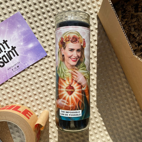 Saint Sarah Paulson Prayer Candle