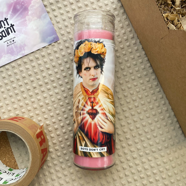 Saint Robert Smith | Boys Don't Cry | The Cure Prayer Candle