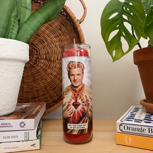 Saint Gordon Ramsay Prayer Candle