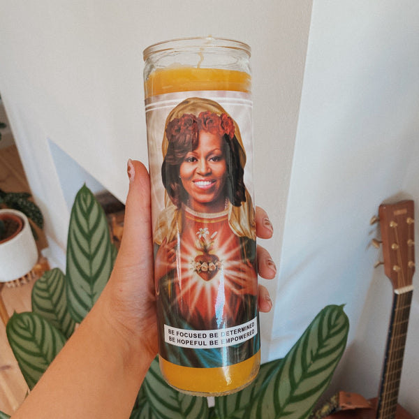 Saint Michelle Obama Prayer Candle