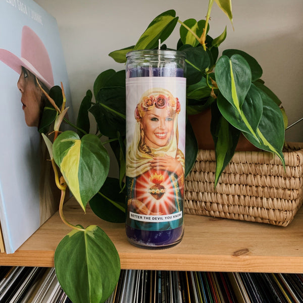 Saint Kylie Minogue Prayer Candle