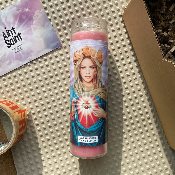 Saint Shakira Prayer Candle