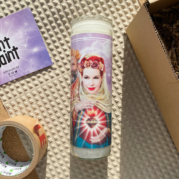 Saints Dick & Angel Strawbridge | Escape To The Chateau Prayer Candle