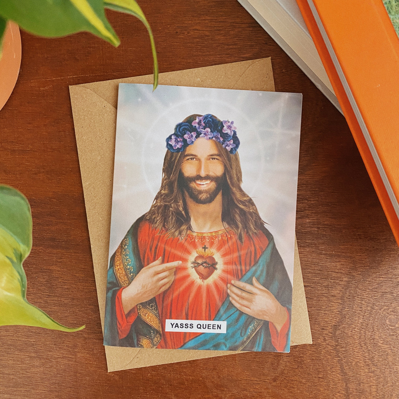 Saint Jonathan Van Ness Greetings Card