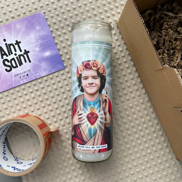 Saint Dustin Henderson | Gaten Matarazzo Prayer Candle