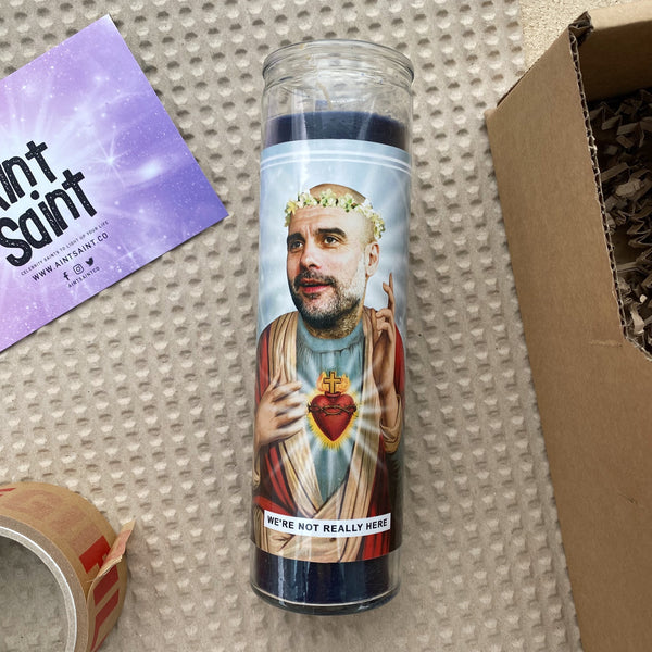 Saint Pep Guardiola Prayer Candle