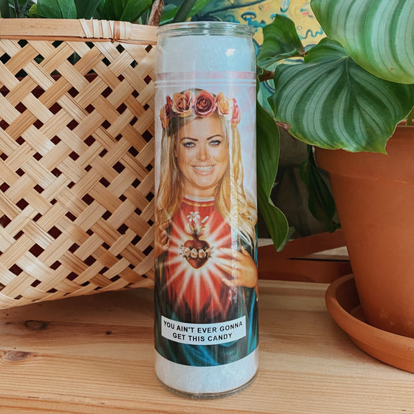 Saint Gemma Collins | TOWIE Prayer Candle
