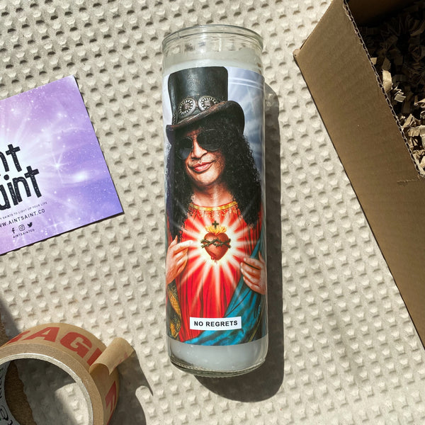 Saint Slash Prayer Candle