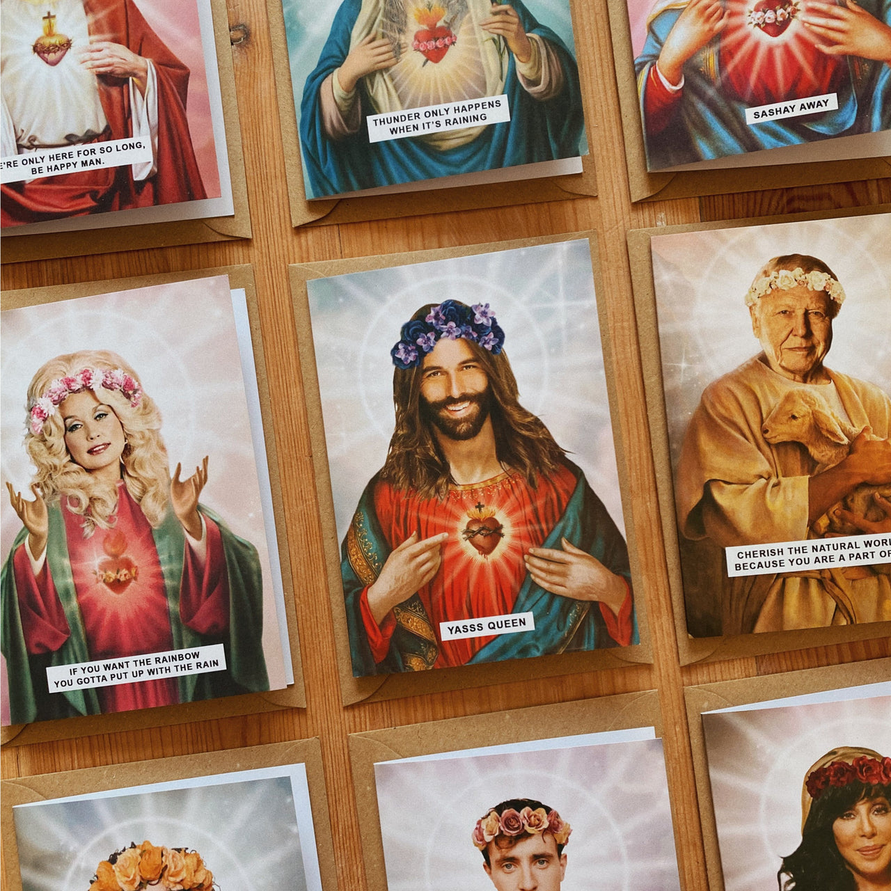 Ain't Saint | Celebrity Saint Greetings Cards